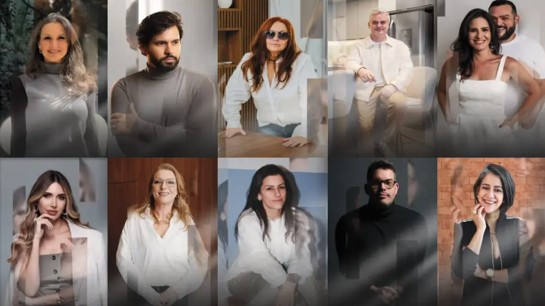 A edição 2025 reúne dez arquitetos de diferentes regiões, cada um trazendo sua identidade e visão para o design de interiores.